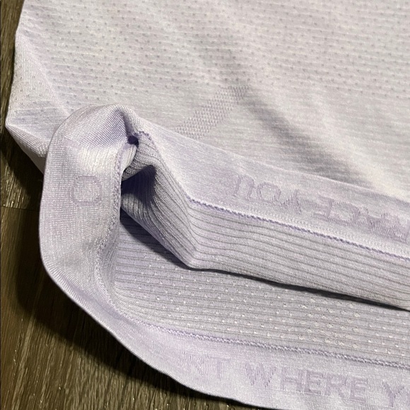 Lululemon Swiftly Tech Racerback Tank Top 2.0 Waist Length Lavender Frost Size 0 - Picture 5 of 7